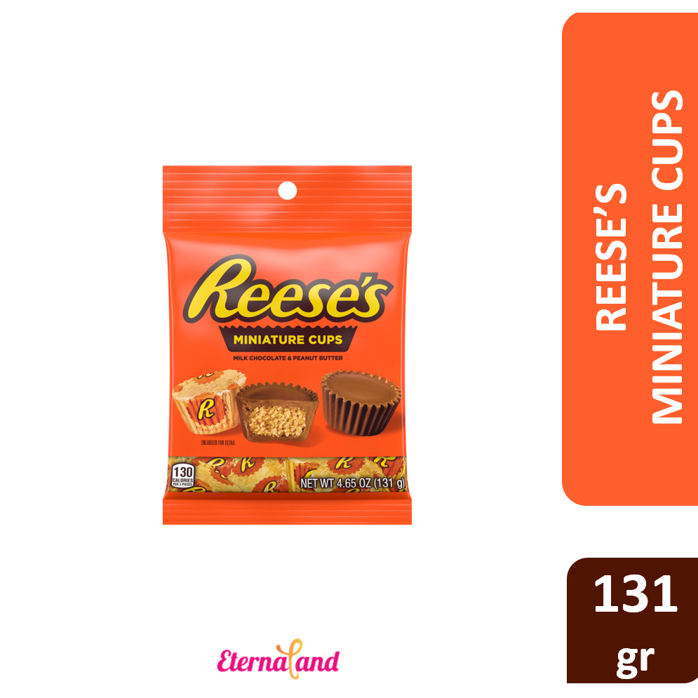 

Reese's Miniature Cups 4.65 oz - cokelat reeses impor usa
