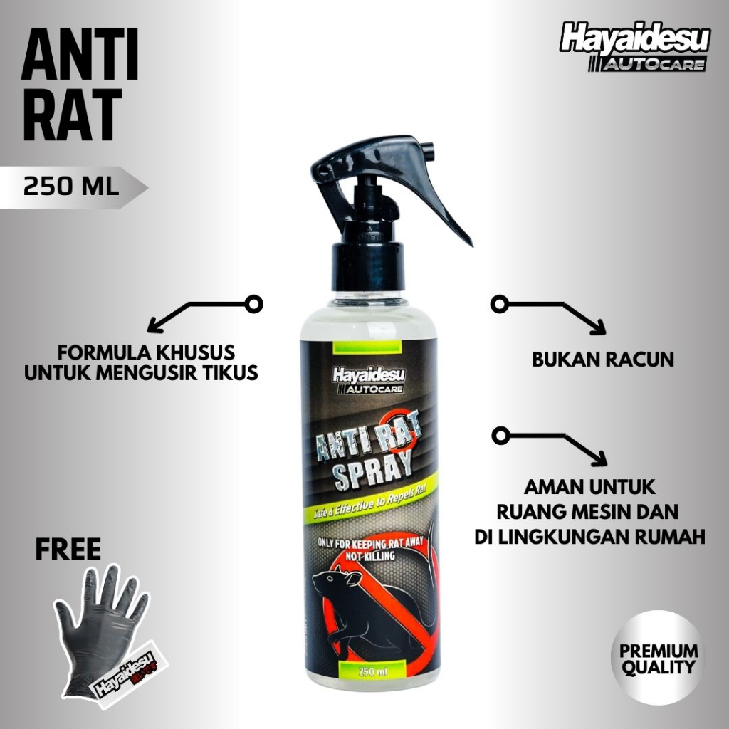 Hayaidesu Autocare Spray Anti Rat Pengusir Tikus