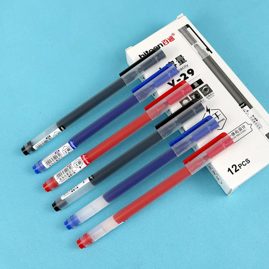 

Pulpen Gel - Pena Gel Ukuran 0.5 mm Aneka Warna V-29 Bitoon