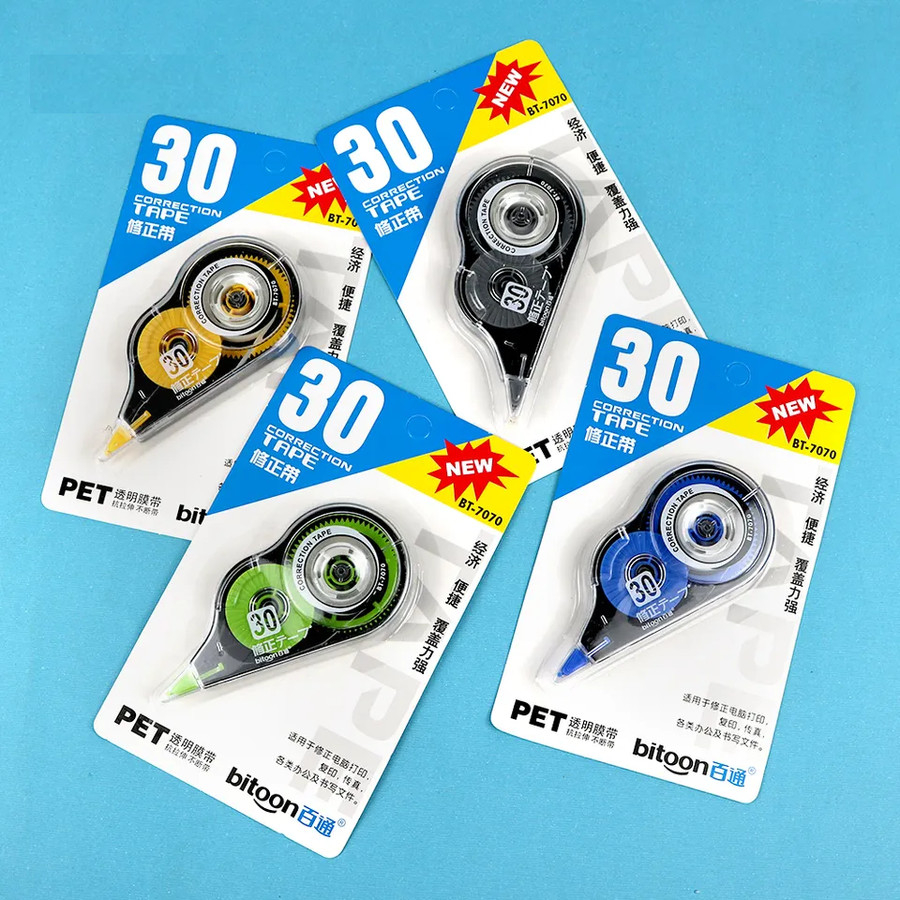 

Correction Tape Portable - Tip Ex Pita Kering Panjang 8 m Transparan