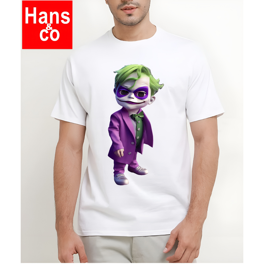 Kaos Premium 3D Animasi Joker H028