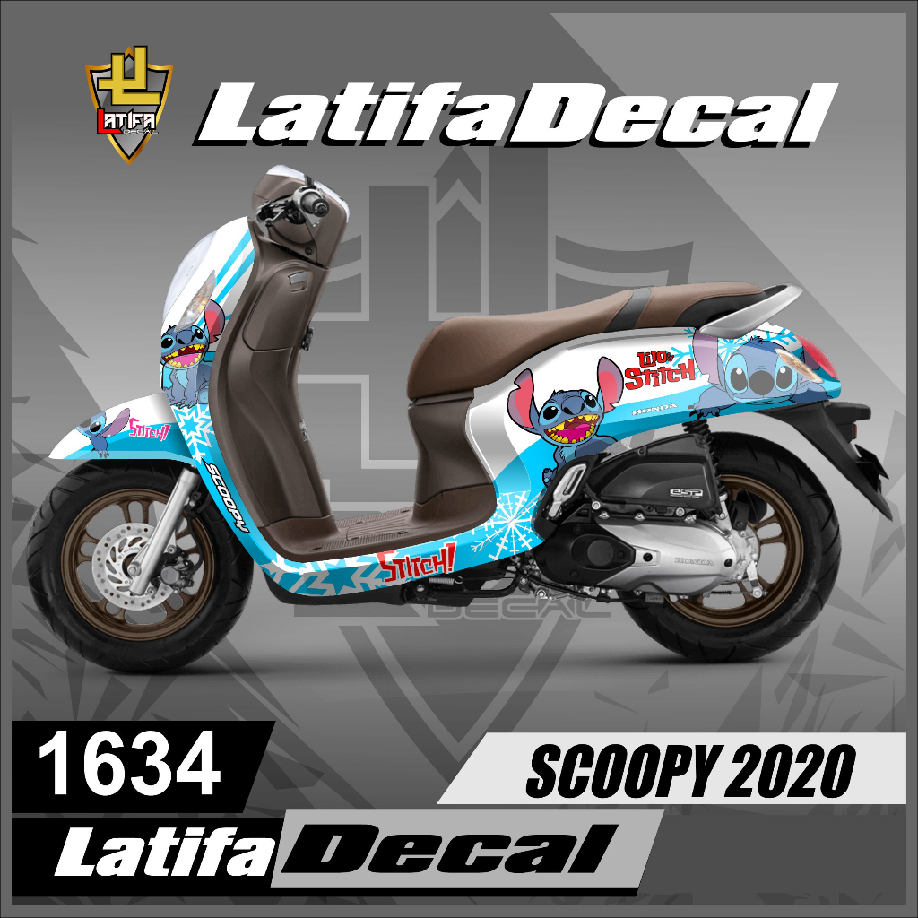 Sticker Decal Full Body Motor ScOopy New Fi 2020-2021 Dekal Setiker Scoopy Fi new Variasi Motor Terb