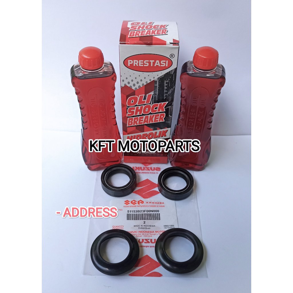 Seal Shock Depan Dan Oli Shock Suzuki Address
