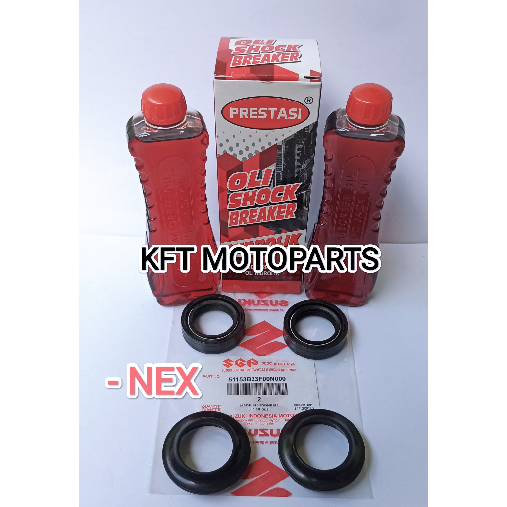 Seal Shock Depan Dan Oli Shock Suzuki Nex