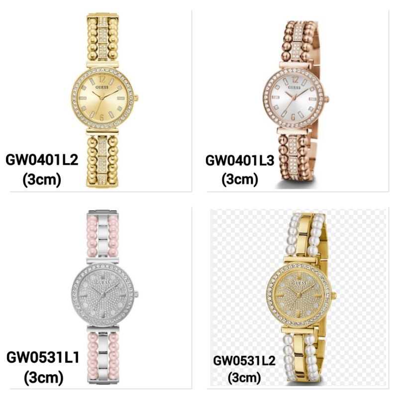 JAM TANGAN GUESS WANITA Type GW0401L2, GW0401L3, GW0531L1, GW0531L2, GW0401L1