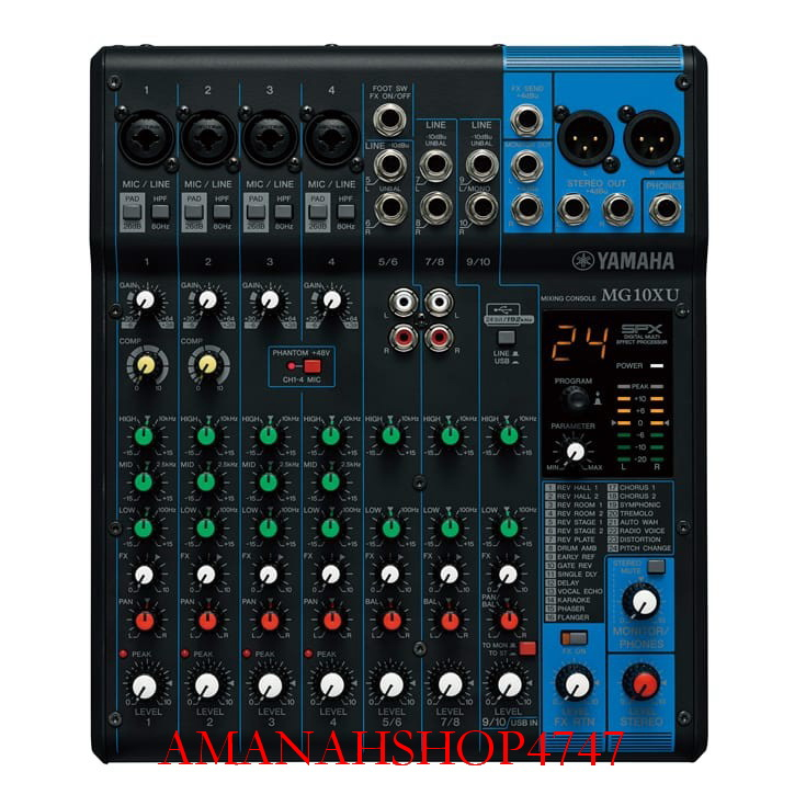 Mixer Yamaha MG-10Xu MG 10xu MG10xu Original Garansi Resmi