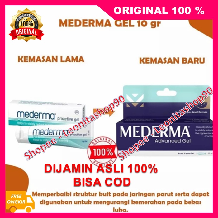 [BISA COD] MEDERMA Penghilang Keloid Manjur 10gr Original