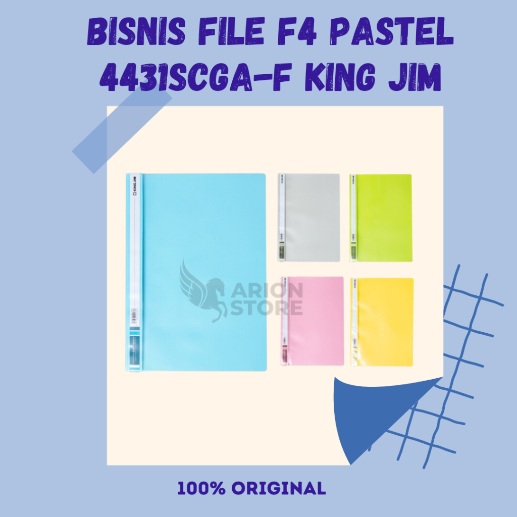 

[ARION STORE] Map Acco F4 4431GA-F King Jim / Business File Acco F4 4431SCGA-F King Jim [PCS]