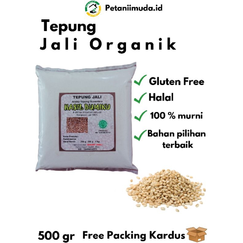

Tepung Jali Organik kemasan 500 GRAM/Tepung Jelai Organik kemasan 500 GRAM