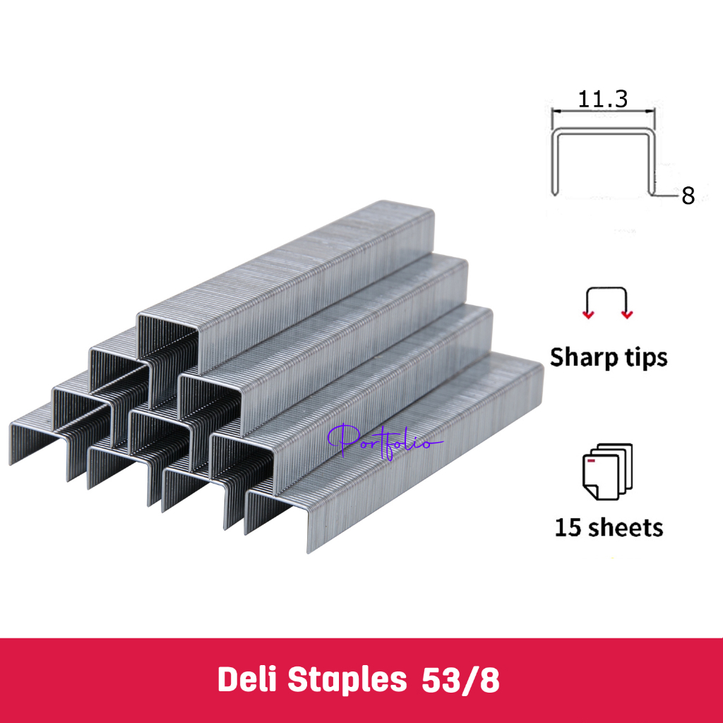 

isi staples tembak 53/8 refill guntacker isi stapler jok motor
