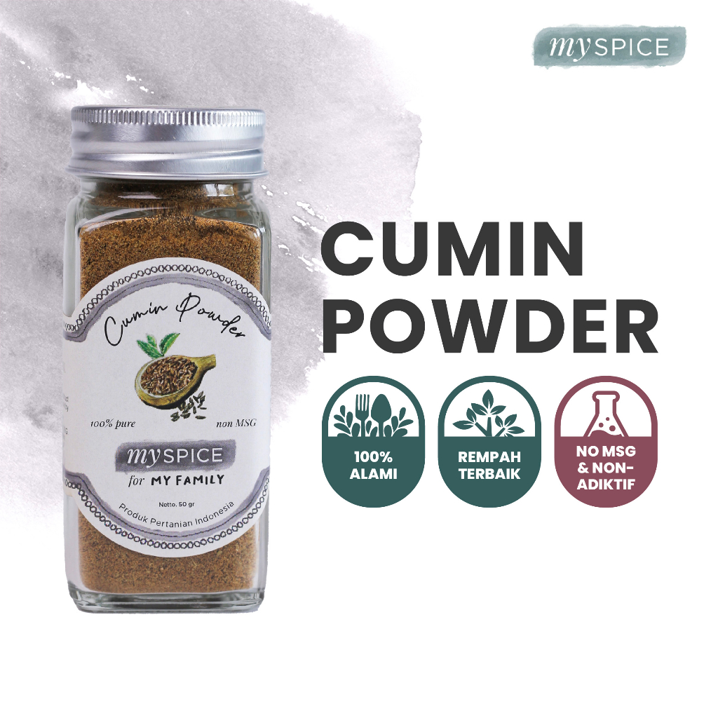 

MYSPICE CUMIN POWDER 50G | JINTEN BUBUK