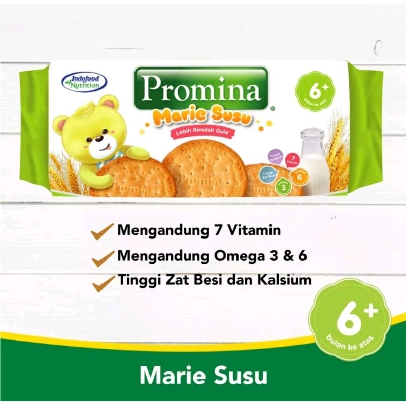 Promina Marie Susu 150gr - Biskuit Bayi 6+