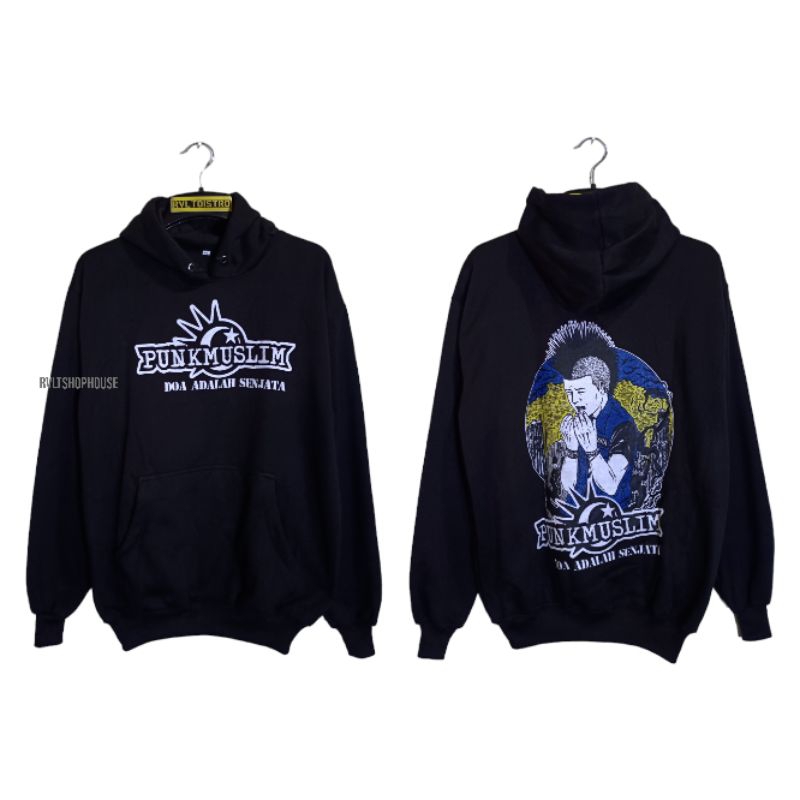 Jaket Hoodie Punk muslim / Jaket Pria / Jaket Punk Sweater Distro