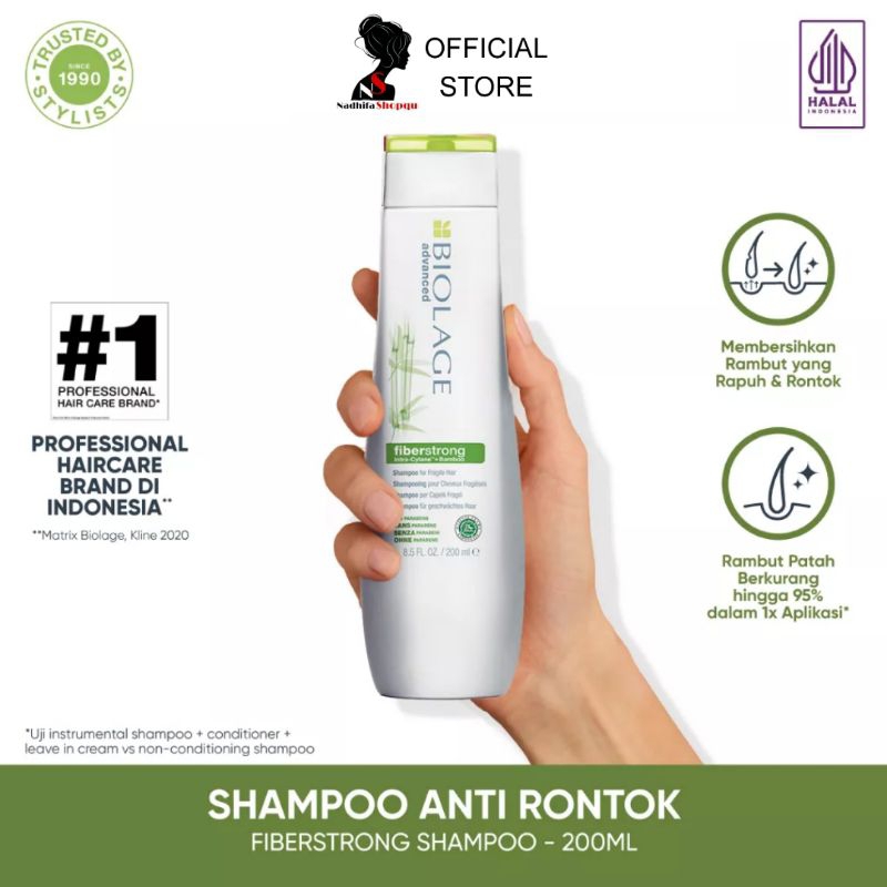 Matrix Biolage Hair Treatment Fiberstrong Shampoo 200ml untuk rambut rapuh original