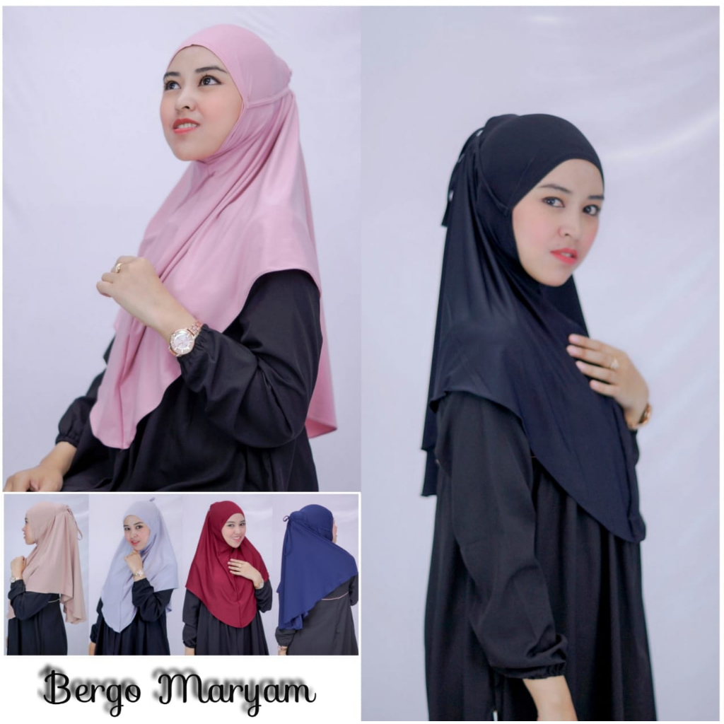 BERGO MARYAM JERSEY. JILBAB MARYAM ZETTA. HIJAB BERGO MARYAM ZETTA JILBAB MARYAM KERUDUNG MARYAM