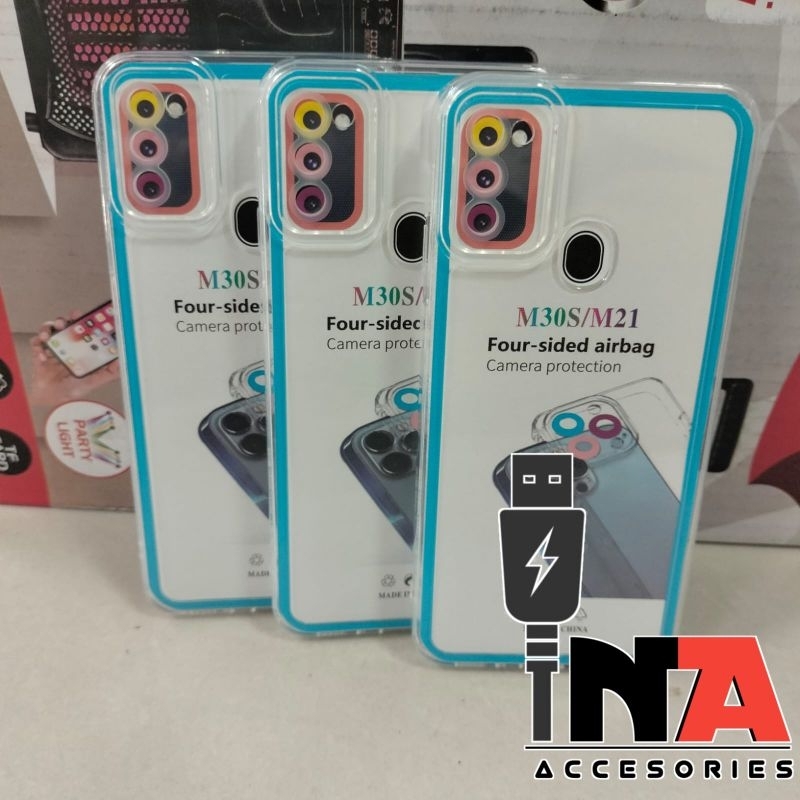 Soft Case Clear Space Bening Samsung M30S/M21 Protect Camera