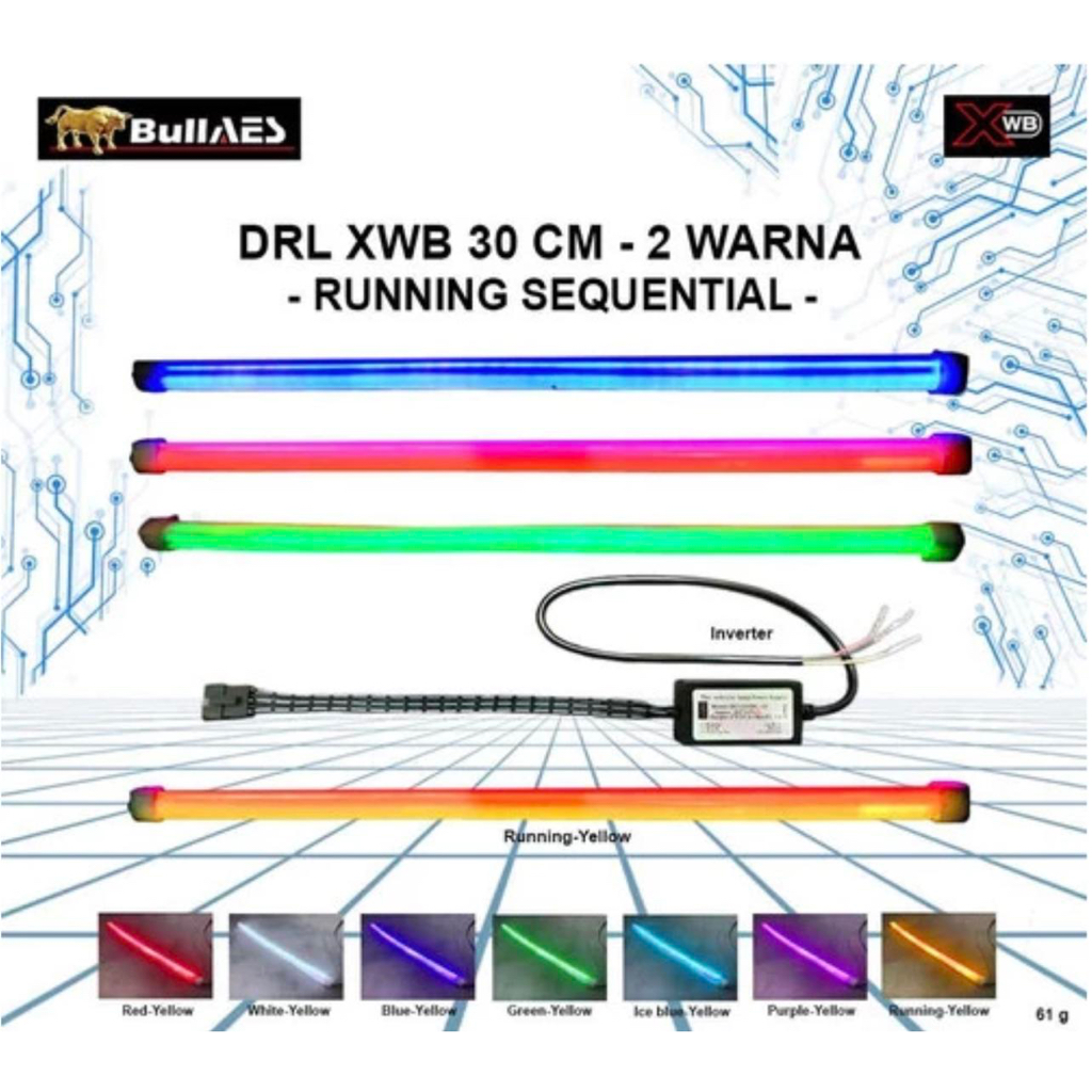 DRL Fleksibel XWB 30CM Running Sein (DIJUAL SATUAN)