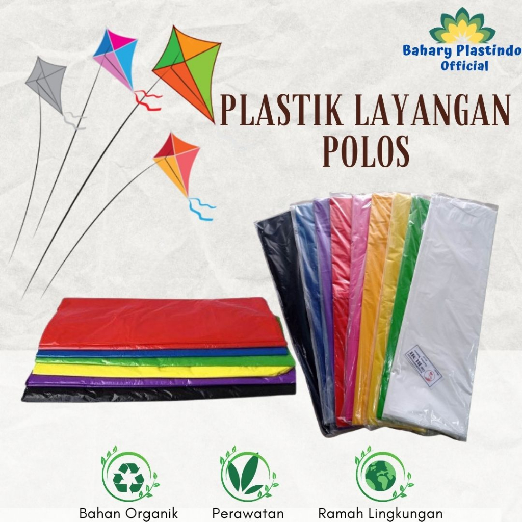 Plastik Layangan Lebar 120 cm x 100 cm tidak transparant