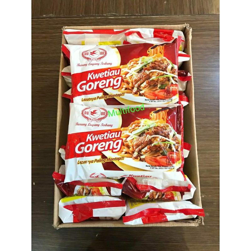 

Kwetiau goreng cap burung layang terbang / kwetiaw goreng instant