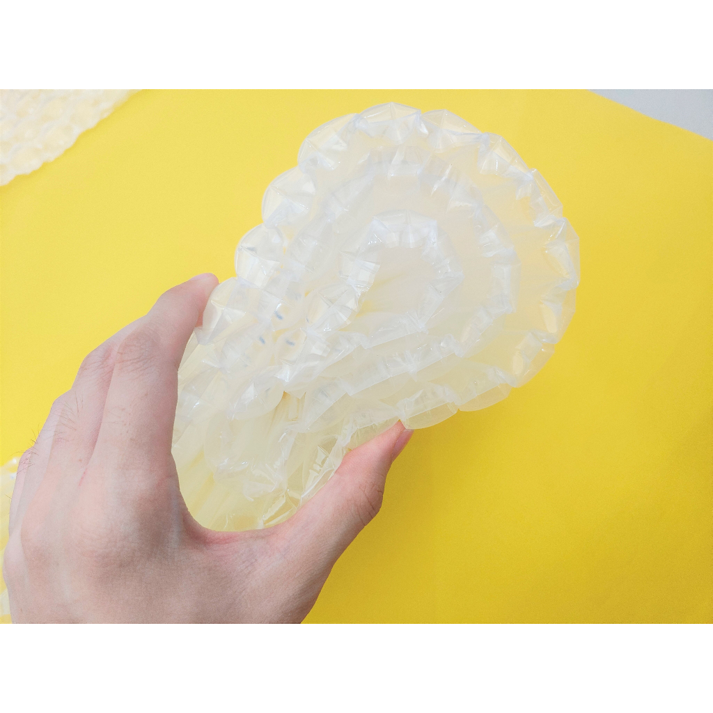 

HJK Recycleable Air Column Roll per 10m / bubble wrap kolum udara polos pelindung botol dan keramik