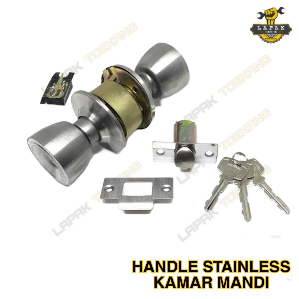 Handle Pintu Kamar Mandi Stainless Sett Wilz