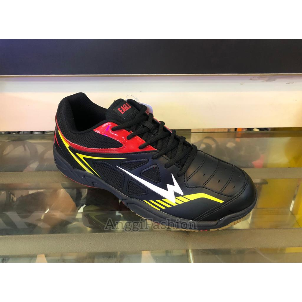 Sepatu Badminton Eagle Radiant - Black