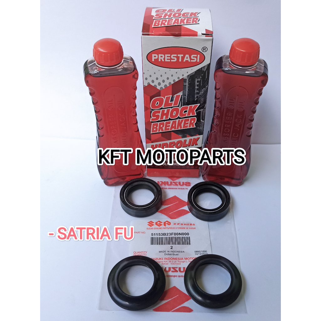 Seal Shock Depan Dan Oli Shock Suzuki Satria Fu 150