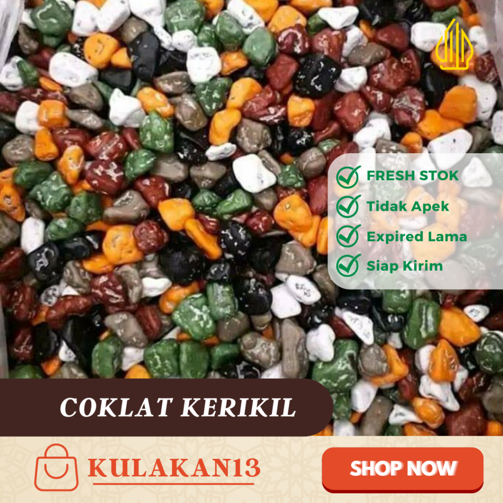 

Coklat Kerikil 100 Gram | Coklat Batu | Coklat Arab | Coklat Krikil Original