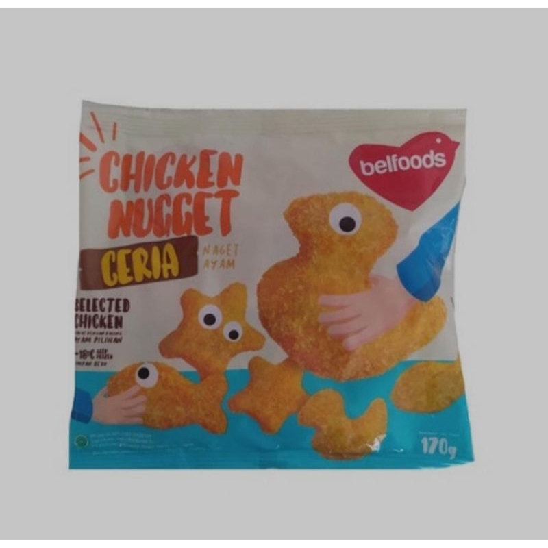 

Belfood Chicken Nugget Ceria 170gr