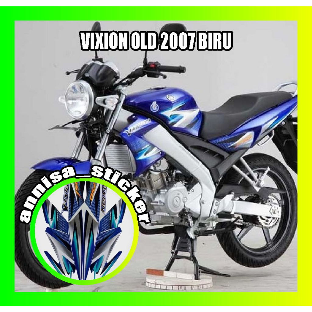 striping lis vixion old 2007 biru