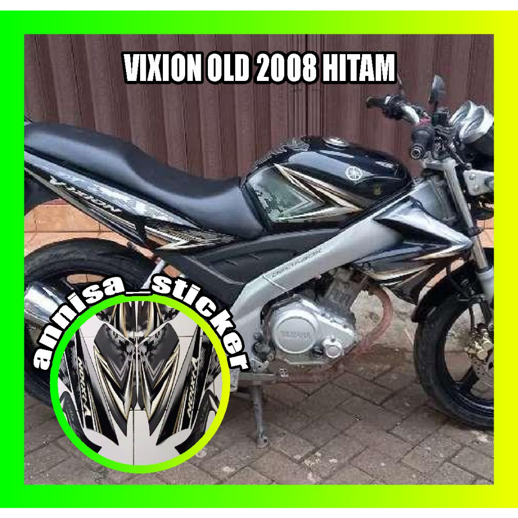 striping lis vixion old 2008 hitam