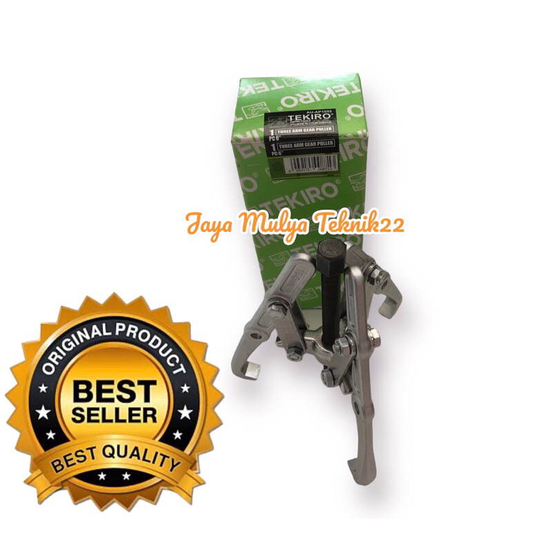TEKIRO Treker 3 kaki 6 inch / THREE ARM GEAR PULLER / Alat bengkel