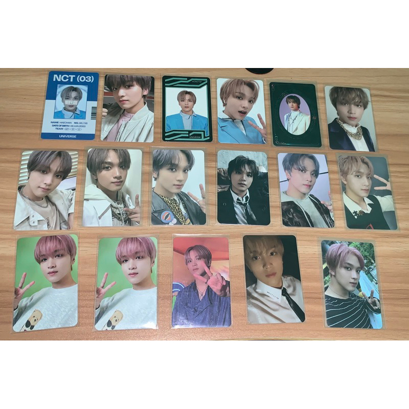 PHOTOCARD HAECHAN NCT DREAM NCT 127 OFFICIAL UNIVERSE LUGGAGE RESONANCE STICKER