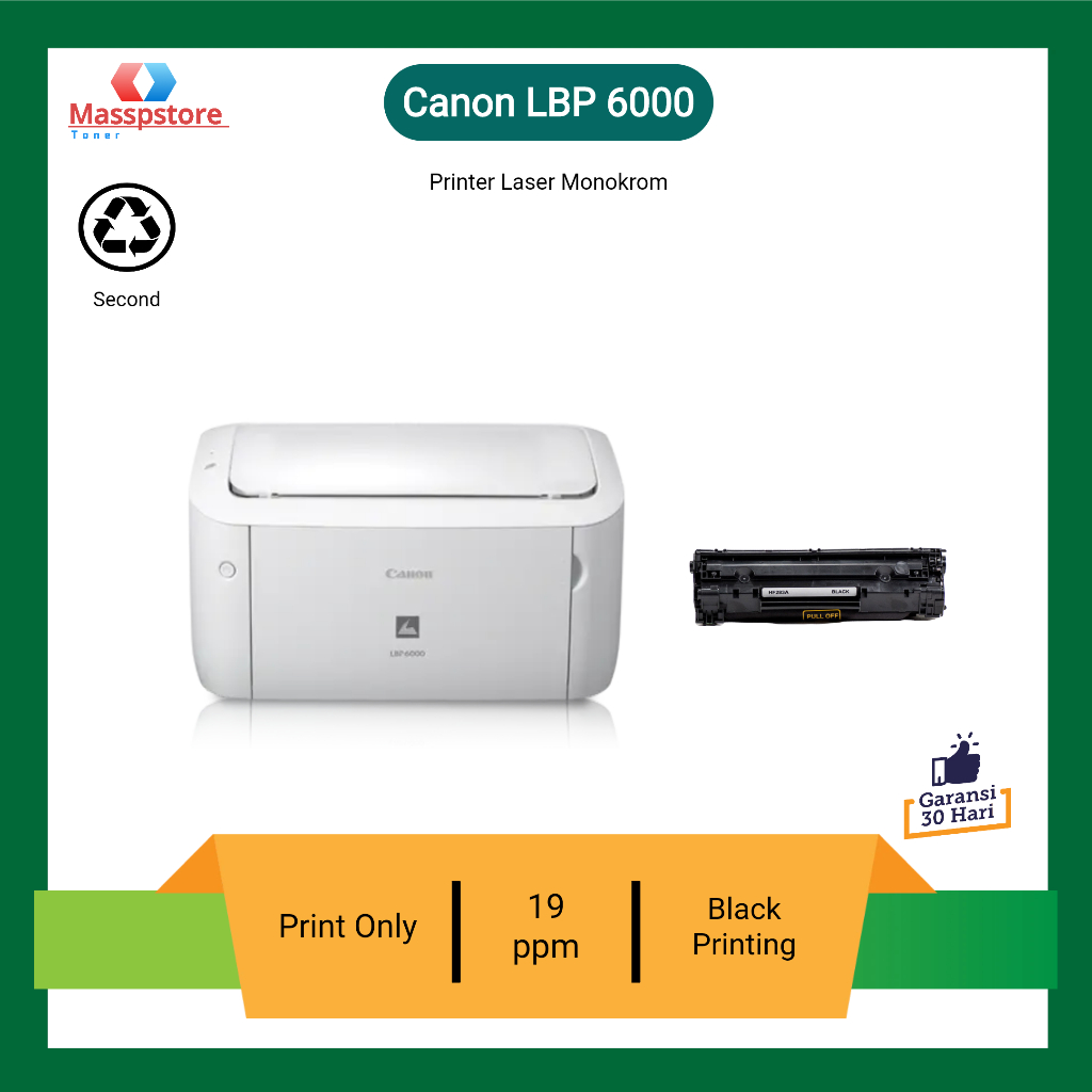 Printer Canon LBP 6000 Printer Monochrome cetak hitam putih cetak document cetak kalkir