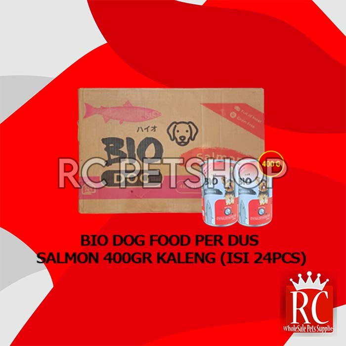 Makanan Basah Anjing Bio Dog Kaleng Can Wet Food 400gr Grosir 24pcs