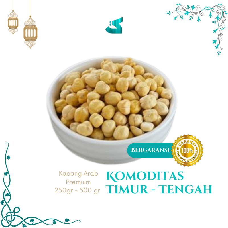 

Kacang Arab | Chickpeas | Humus Makanan Ringan Oleh-Oleh Haji & Umrah