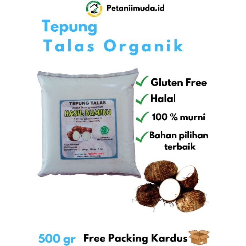 

Tepung Talas Organik kemasan 500 gram
