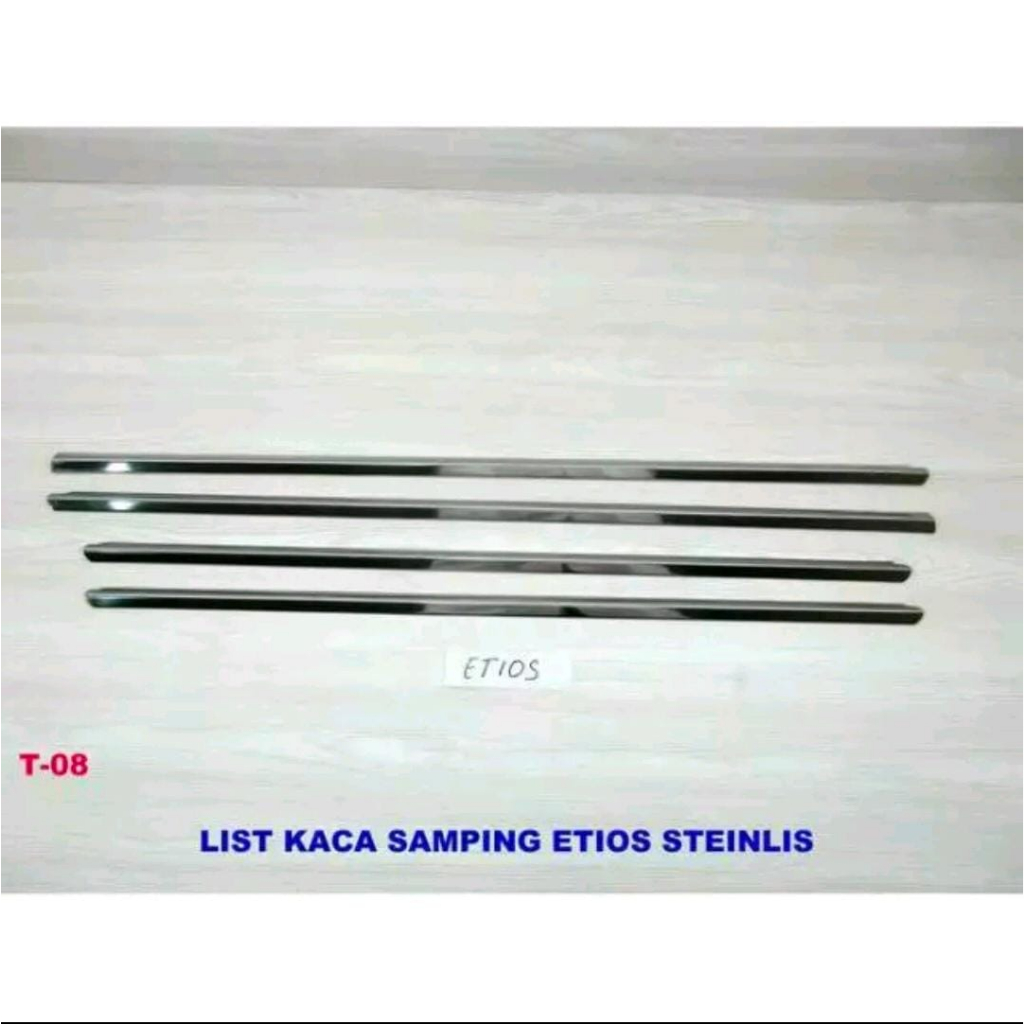 LIST KACA SAMPING ETIOS STAINLESS