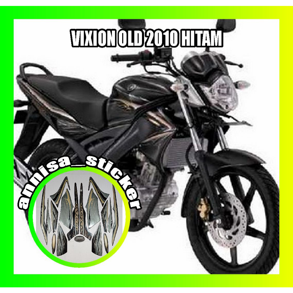 striping lis vixion old 2010 hitam