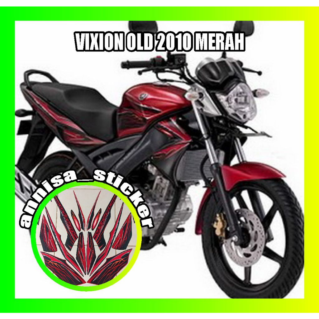striping lis vixion old 2010 merah