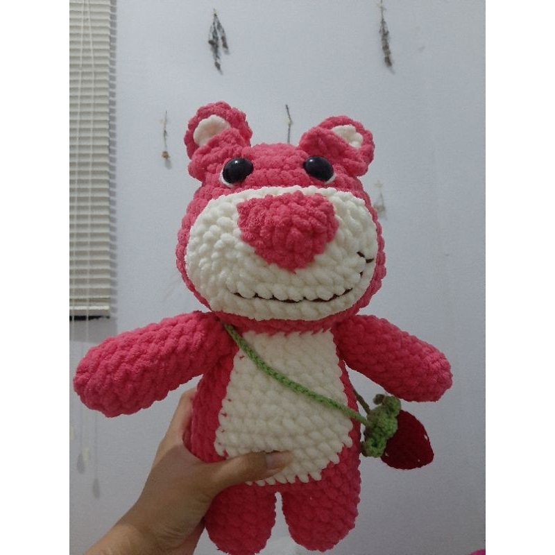 Boneka Lotso Boneka Rajut Lotso Crochet Lotso