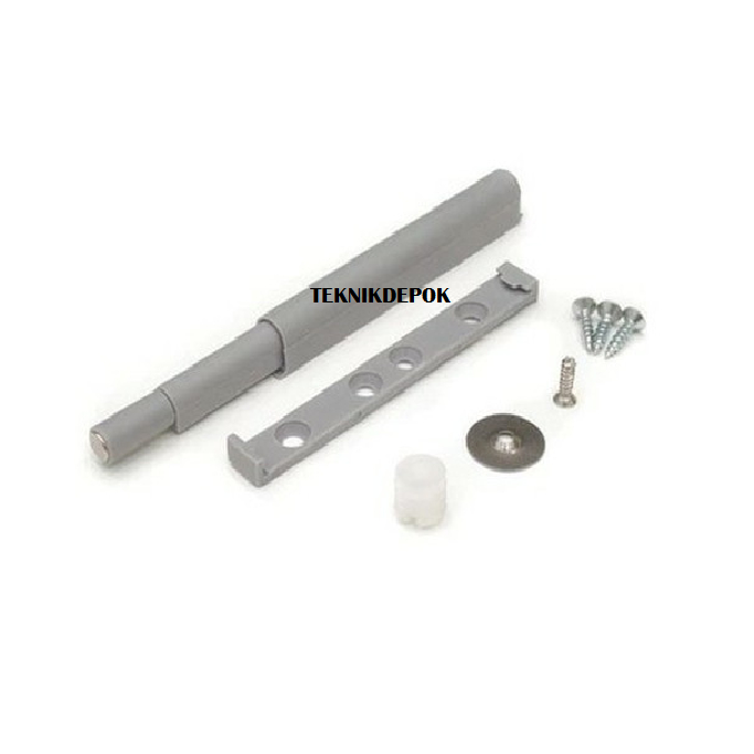 Tip On Kecil Twin Abu Lemari Pintu Furniture Catches Magnet Set Kayu Push Open Magnet Kecil Buka Kun