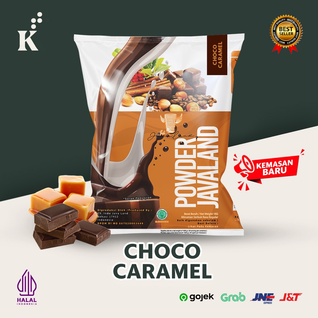 

Bubuk Minuman Choco Caramel Bubble Drink Powder 1kg Javaland