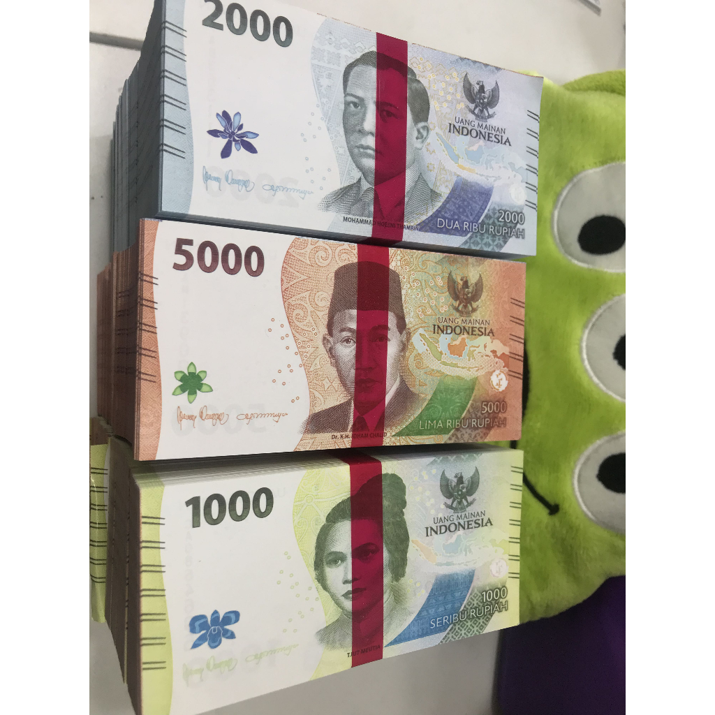 Mainan Uang isi 1000 lembar Baru Edisi Emisi Terbaru / Mainan Uang Dekorasi 2022