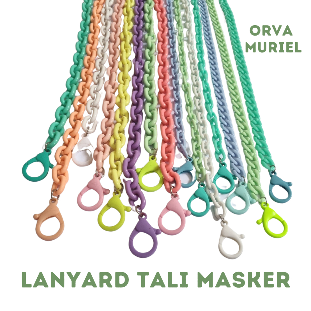 ORVMRL - Lanyard Strap Chain Kalung Rantai Tali Kaitan Konektor Masker