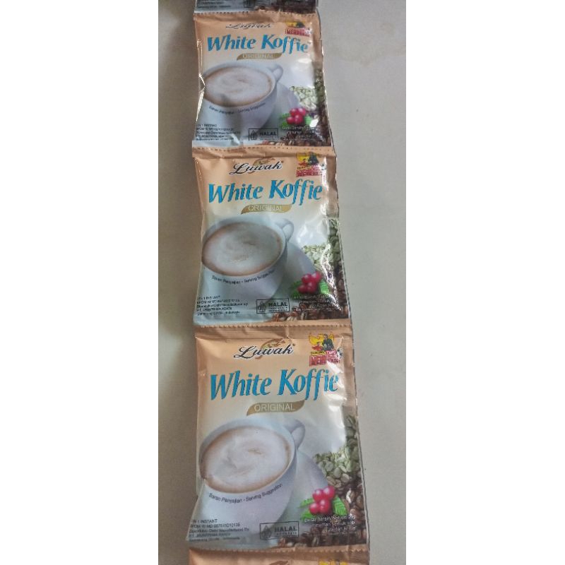 

LUWAK WHITE KOFFIE 1 RENTENG isi 10