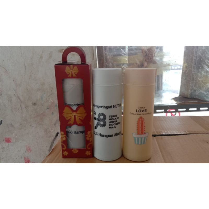 souvenir tumbler custom nama/souvenir botol kaktus/souvenir botol custom/souvenir wedding/souvenir k