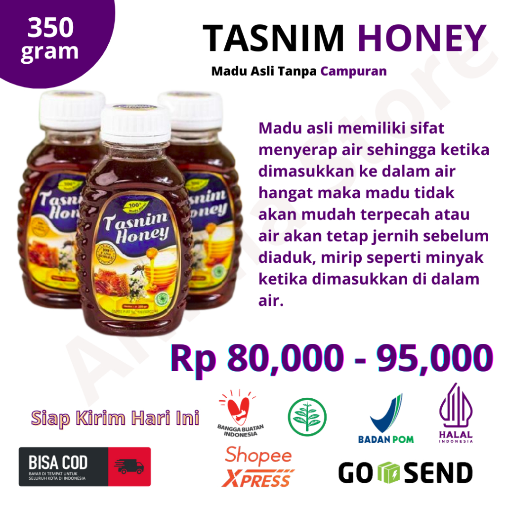 

Madu Asli 100% Murni | Madu Tasnim Honey Randu