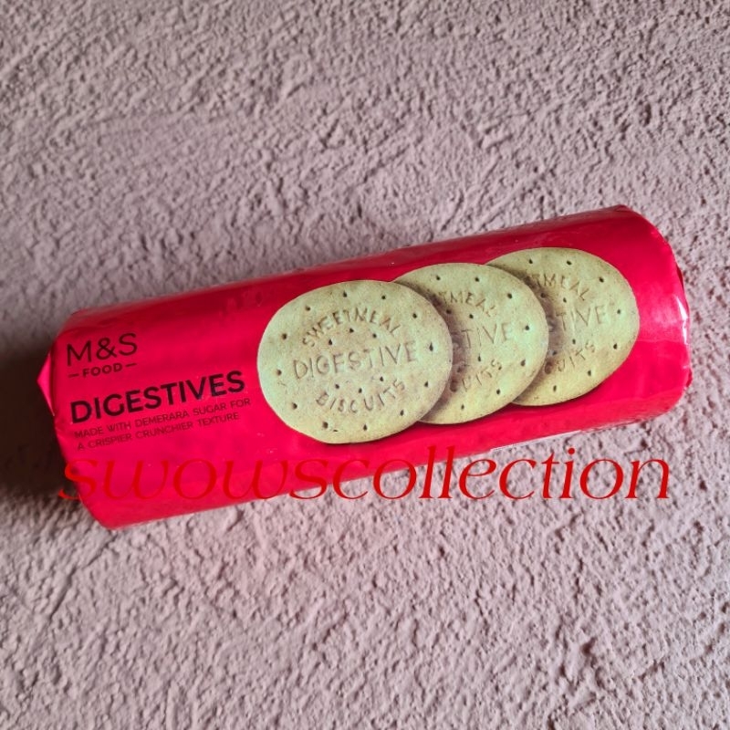 

M&S MARK MARKS & AND SPENCER DIGESTIVES DIGESTIVE ORIGINAL PLAIN BISCUIT BISKUIT COOKIES POLOS