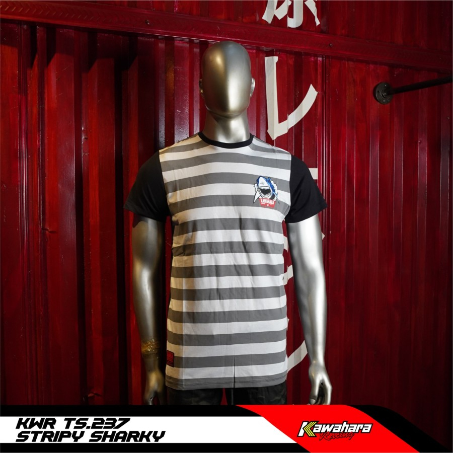 Kaos Kawahara TS.237 Stripy Sharky - Size M